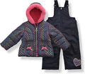 Arctic Quest Little Girls Bib Snow Pants and Ski Jacket Water-Resistant Snowsuit by ArcticQuest