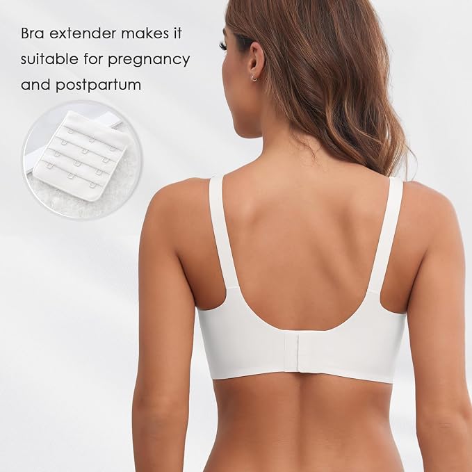 As Fairy Seamless Nursing Bras for Breastfeeding Soft Wireless Sleep Maternity - Image 3