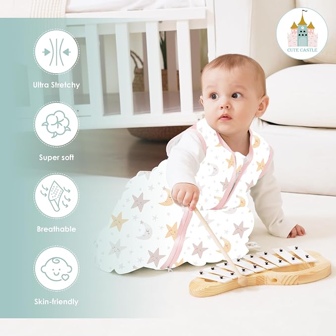 Cute Castle Baby Sleep Sack 6-12 Months - Image 2