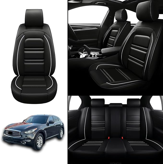 Seat Covers for Infiniti fx35 2003-2012 | 5-Seats Leather Seat Covers - Image 2
