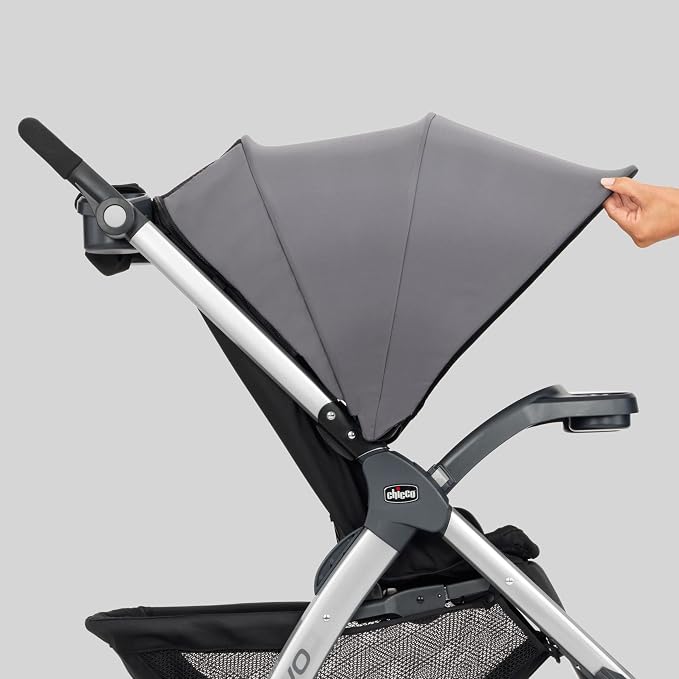 Chicco Bravo 3-in-1 Trio Travel System, Bravo Quick-Fold Stroller - Image 6