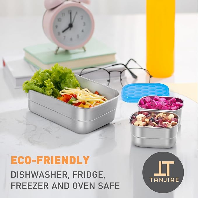Small Stainless Steel Lunch Containers - Image 4