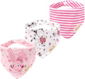 JN&LULU 3 Pack Newborn Baby Bibs Bandana Drool Bibs by JNLULU