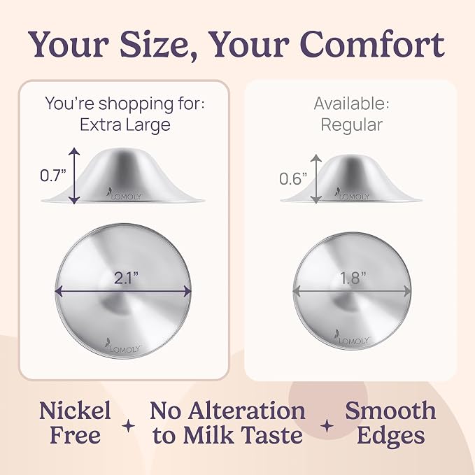 Silver Nipple Covers Breastfeeding: Pure 999 Silver Nipple Shield | Silver - Image 6