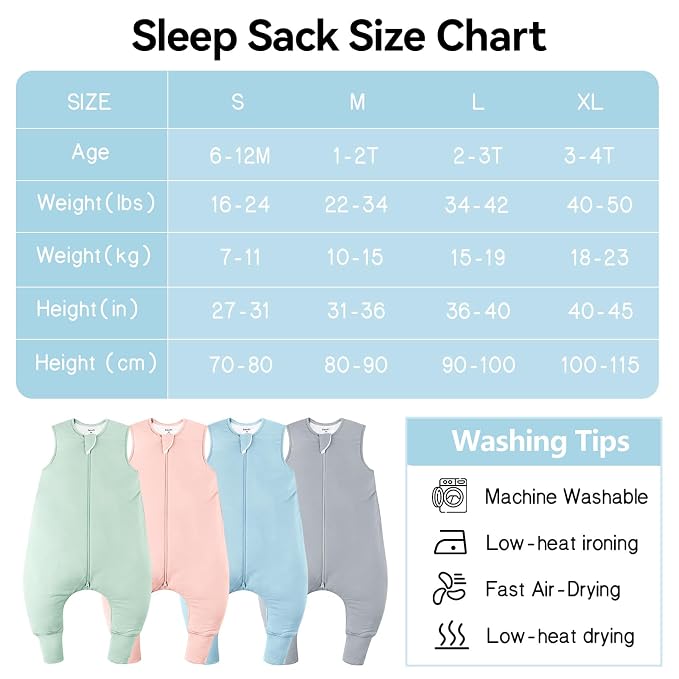Rayon Made From Bamboo Sleep Sack 24-36 Months 0.5 Tog Ultra Soft Summer - Image 7