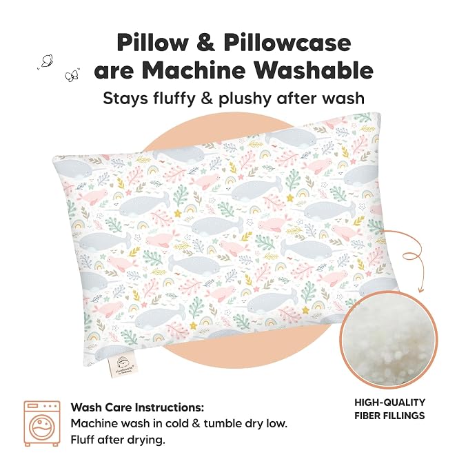 Toddler Pillow with Pillowcase - Image 4