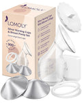 Silver Nipple Covers Breastfeeding: Pure 999 Silver Nipple Shield | Silver by LOMOLY