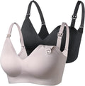 Momcozy Nursing Bras for Breastfeeding, YN21 Seamless Ultra Comfort Maternity by Momcozy