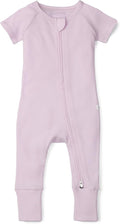 Loulou Lollipop Tencel Lyocell Short Sleeve Zipped Romper by LoulouLollipop