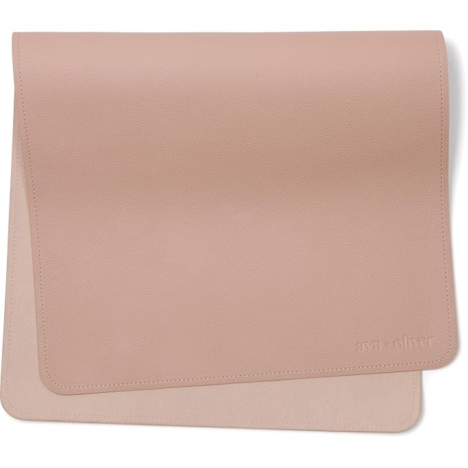 Ava + Oliver Vegan Leather Baby Changing Mat by avaoliver
