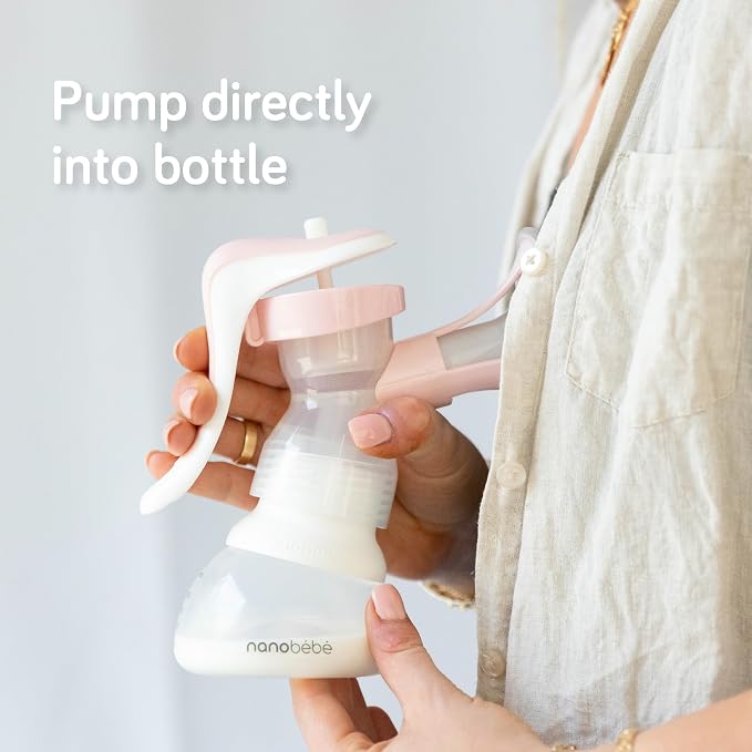 Nanobebe Breastmilk Bottle, Breastfeeding Newborn Breast Like, Anti Colic - Image 4