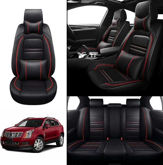 Car Seat Covers for Cadillac SRX 2004-2016 | 5-Seats Seat Covers, Waterproof - Image 2