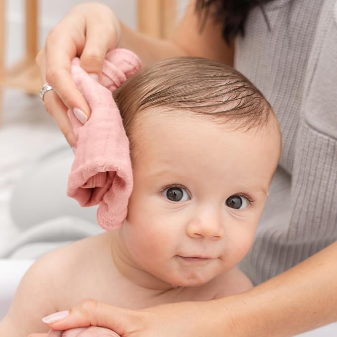 Comfy Cubs Muslin Baby Washcloths 10 Pack - Image 4