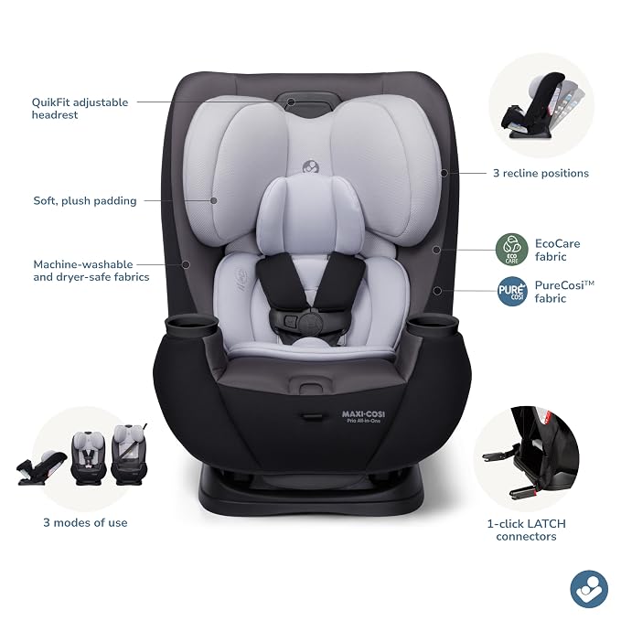 Maxi-COSI Pria All-in-One Convertible Car Seat, Infant to Toddler Car Seat - Image 8