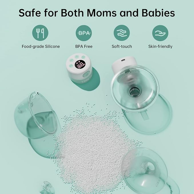 TSRETE Double Wearable Breast Pump, Electric Hands-Free Breast Pumps - Image 5