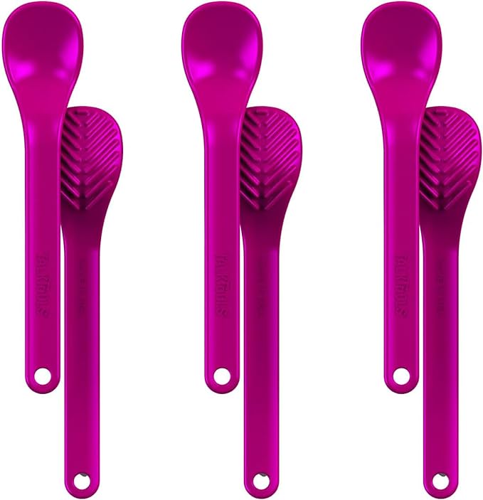 TalkTools Wee Textured Magenta Spoons by TalkTools