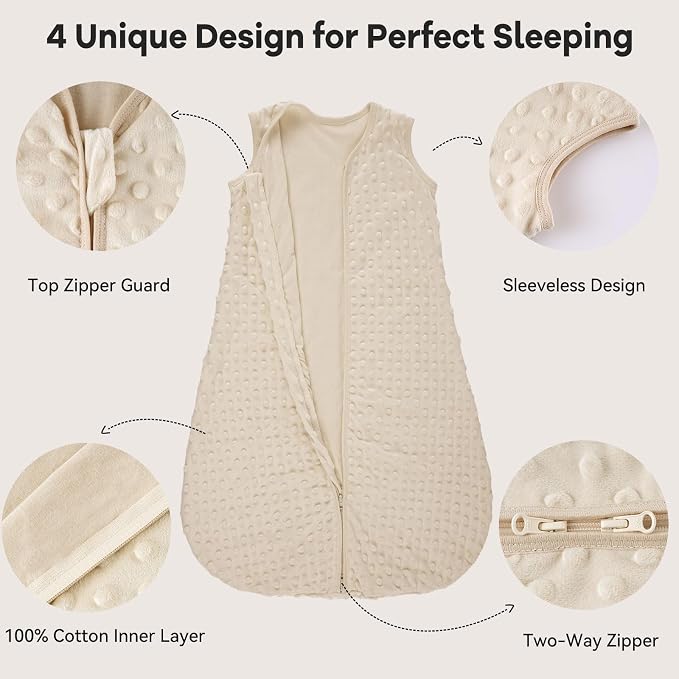 Fleece Baby Sleep Sack 0-6 Months - Image 3