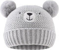 JANGANNSA Cute Bear Baby Beanie Pompom Baby Boys Hat Infant Toddler Winter by JANGANNSA