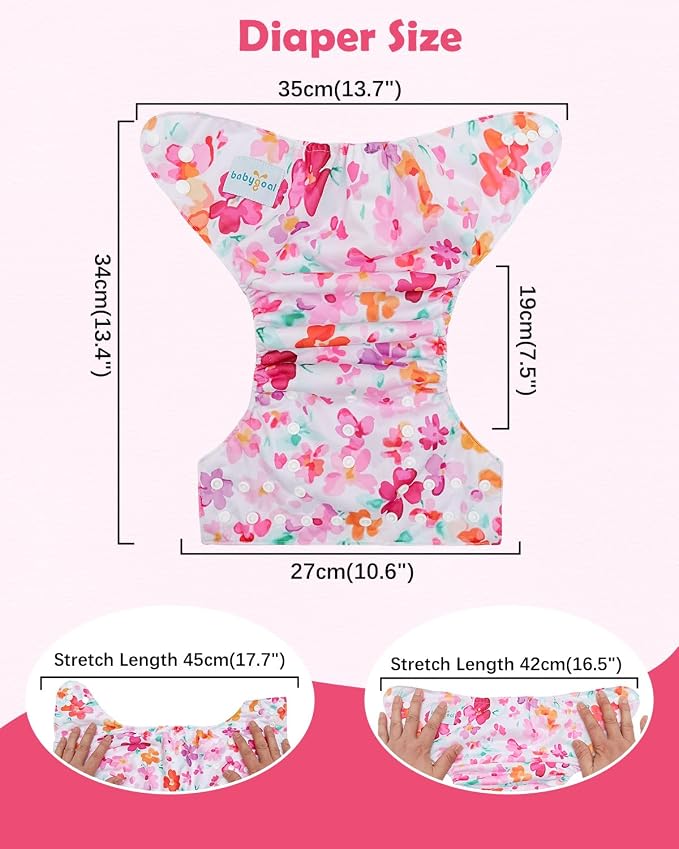 Babygoal Baby Cloth Diaper 6 Pack - Image 4