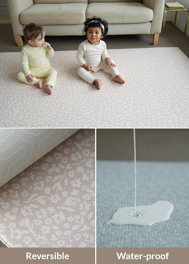 Baby Care Play Mat 73’’ x 49’’ Original One-Piece Reversible Rollable - Image 5
