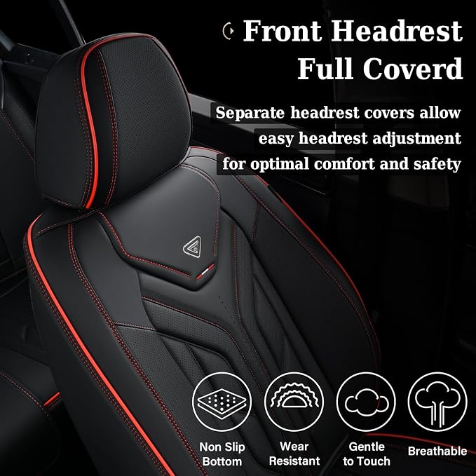 Coverado Front Car Seat Covers, Car Seat Protector Front Seats Only Auto Car - Image 4