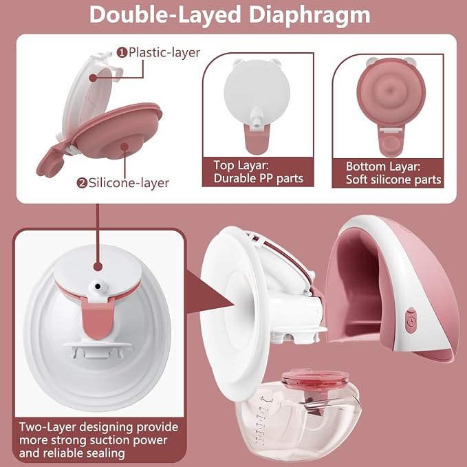 2pcs Duckbill Valves and 2pcs Double-Layed Diaphragm Compatible - Image 6