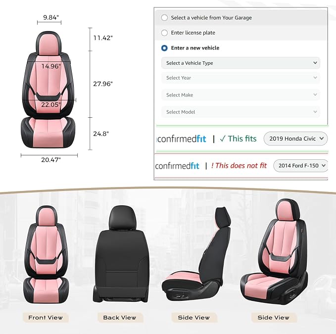 Coverado Seat Covers, Car Seat Covers Front Seats, Car Seat Cover, Car Seat - Image 5