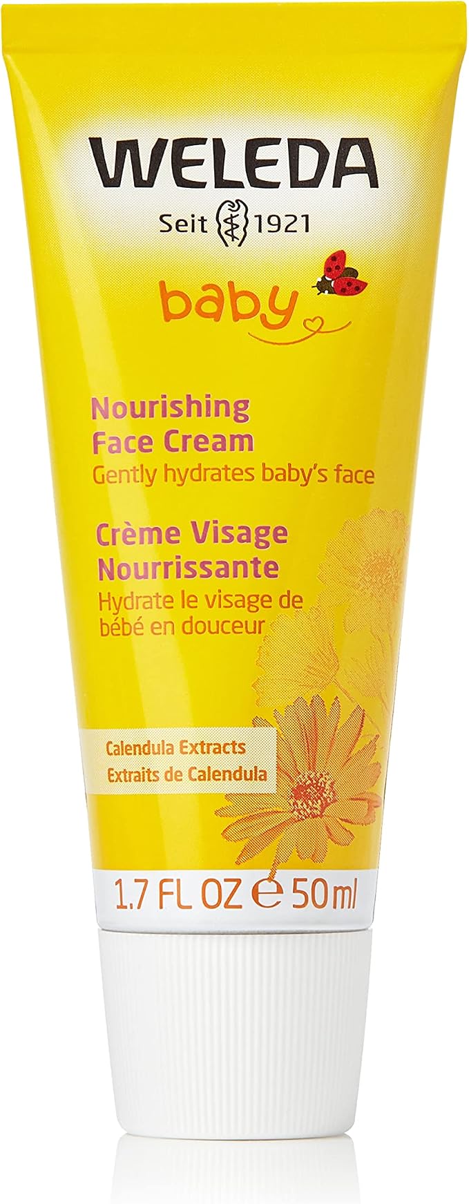 Weleda Baby Calendula Nourishing Face Cream, 1.7 Fluid Ounce, Plant Rich by Weleda