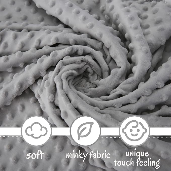 Pro Goleem Elephant Security Blanket, Soft Lovey Unisex Lovie Baby Gifts - Image 5