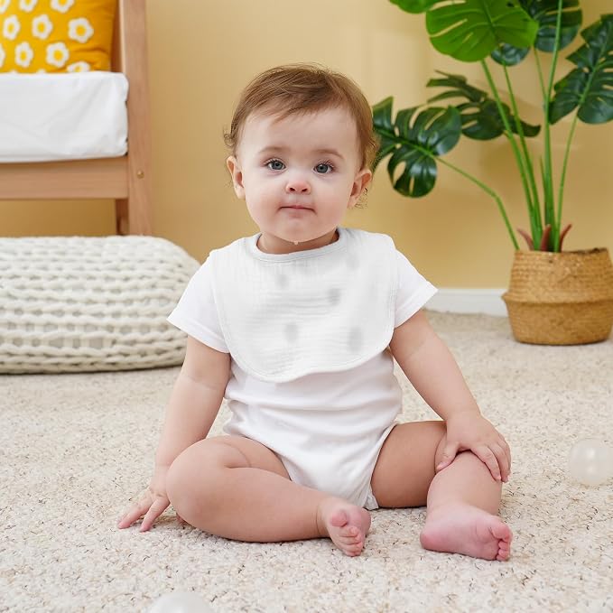 Muslin Baby Bibs Cotton Baby Drool Bandana Bibs - Image 9