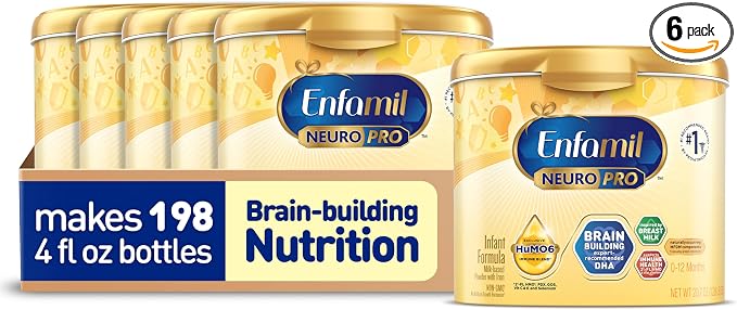 Enfamil NeuroPro Baby Formula, Milk-Based Infant Nutrition, MFGM* 5-Year Benefit by Enfamil