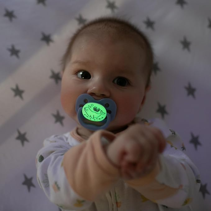 Dr. Brown's Advantage Glow-in-the-Dark Baby Pacifier, Fully Symmetrical Soother - Image 15