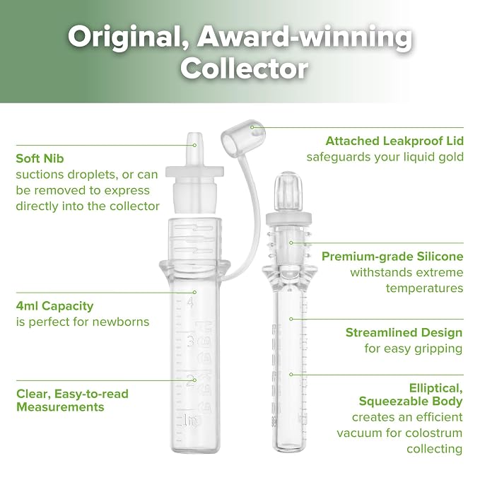 haakaa Colostrum Collector Syringes Set Colostrum Harvesting Kit Include 2 - Image 4