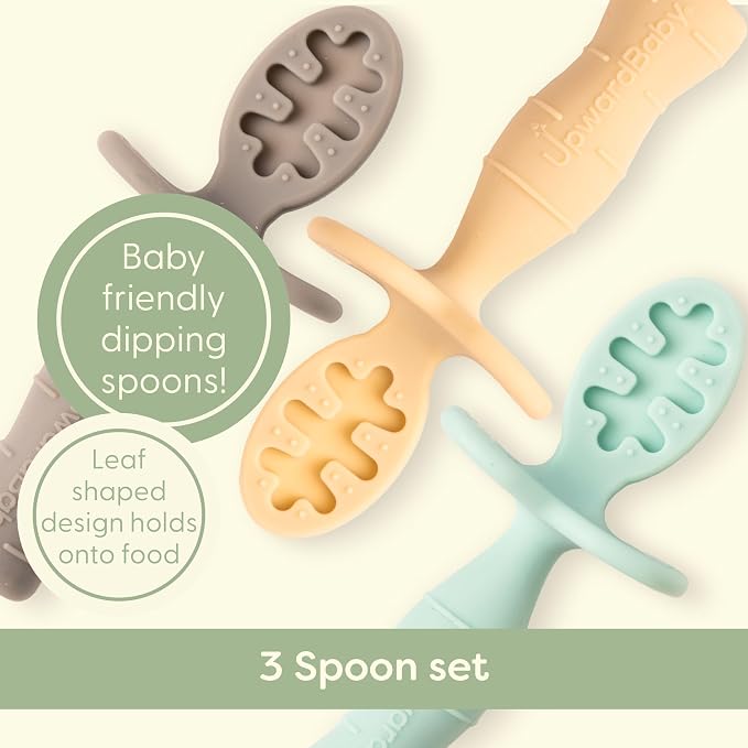 UpwardBaby Silicone Baby Spoons - Image 2