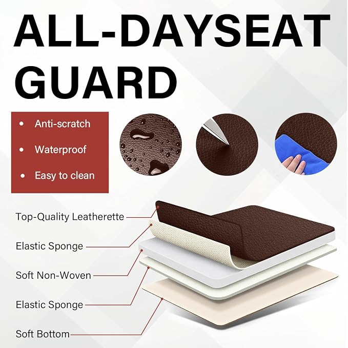 Leather Car Seat Covers Fit for LR Range Rover 2022-2025, 5 Seater Waterproof - Image 5