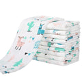 Yoofoss Muslin Burp Cloths for Baby 10 Pack 100% Organic Cotton Baby Washcloths by YOOFOSS