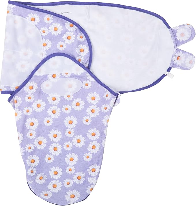 LollyBanks Baby Swaddles 100% Organic Cotton, 0-3 Months Baby Girl Swaddles by LollyBanks