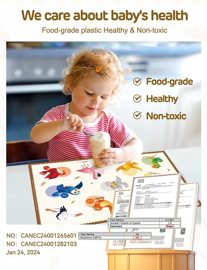 45 Pack Sticky Disposable Placemats - Image 2