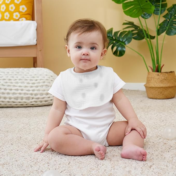 Muslin Baby Bibs Cotton Baby Drool Bandana Bibs - Image 7