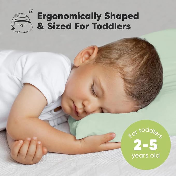 KeaBabies 2-Pack Toddler Pillow 13x18 - Image 2