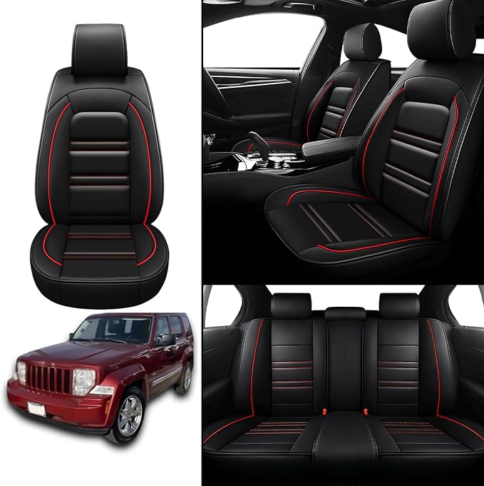 Seat Covers for JP Liberty 2002-2012 | 5-Seats Leather Seat Covers - Image 2