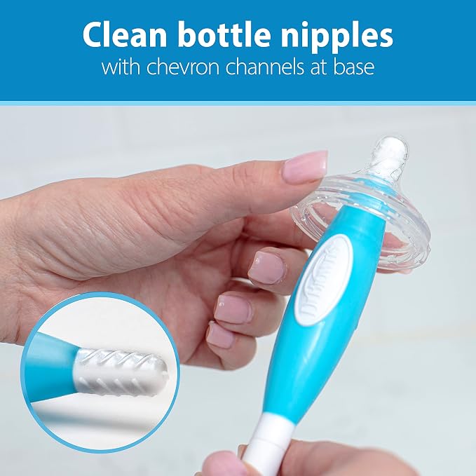 Dr. Brown's Reusable Sponge Baby Bottle Cleaning Brush - Image 4