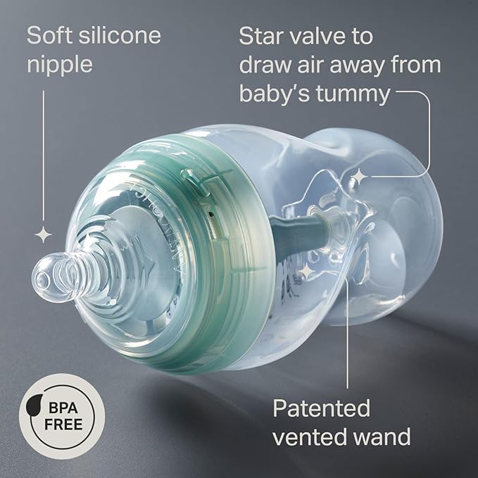 Tommee Tippee Advanced Anti-Colic 5 oz BPA Free Baby Bottles, Newborn 0+ Months - Image 3