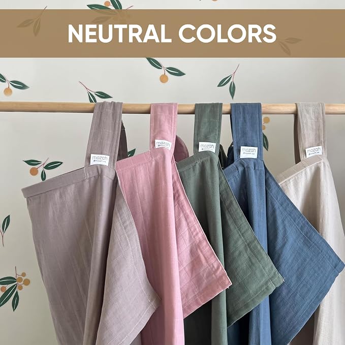 MOZAH Organic Muslin Swaddle Blankets - Image 6