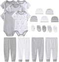 Kiddiezoom Newborn Baby Girl Boy Clothes Baby Outfits Pants Bodysuits Gifts Set by Kiddiezoom