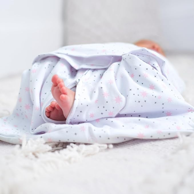 HALO 100% Cotton Sleepsack Swaddle, 3-Way Adjustable Wearable Blanket, TOG 1.5 - Image 5
