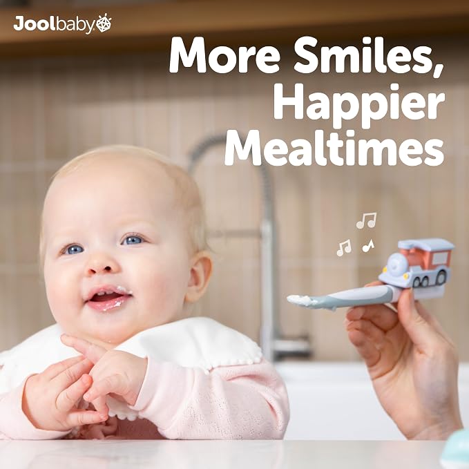 Jool Baby Musical Baby Spoons, 3 Spoons + Car - Image 9