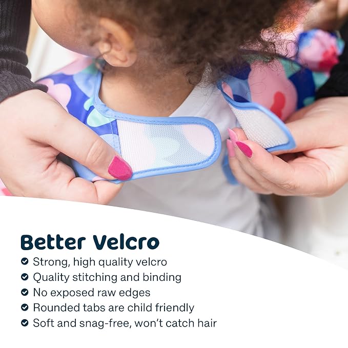 Tiny Twinkle Long Sleeve Bib for Babies & Toddlers – Waterproof Smock Bib for - Image 3