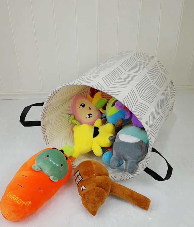 Round Laundry Hamper Storage Basket Laundry Organizer Hamper Storage Bins - Image 6