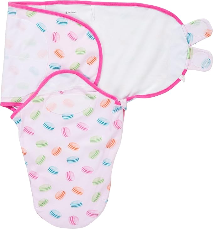 LollyBanks Baby Swaddles 100% Organic Cotton, 3-6 Months Baby Girl Swaddles by LollyBanks